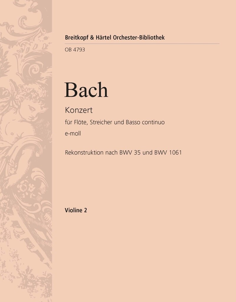 Flötenkonzert e-moll BWV 1059R